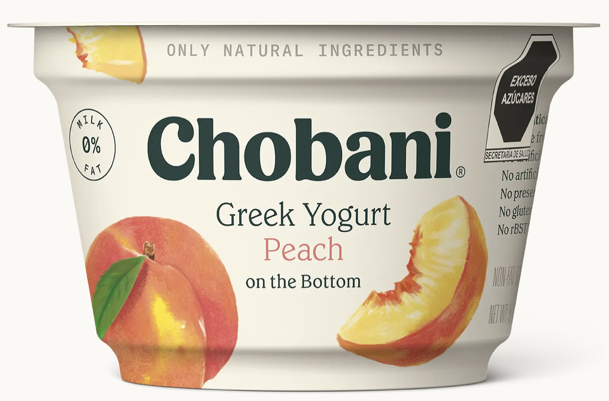 Chobani Yogurt Griego-Durazno