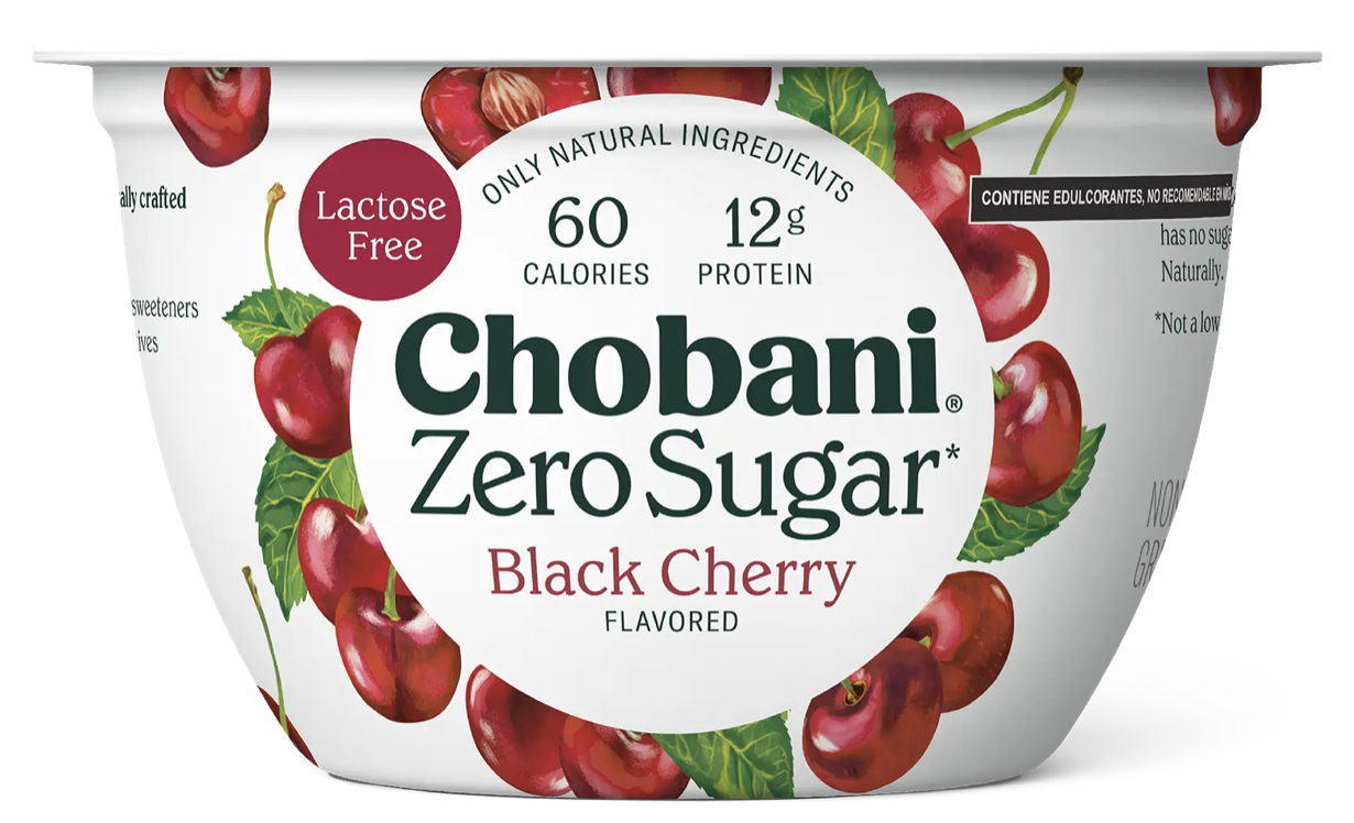 Chobani zero sugar-Black cherry