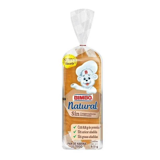 Pan Bimbo natural 610 g