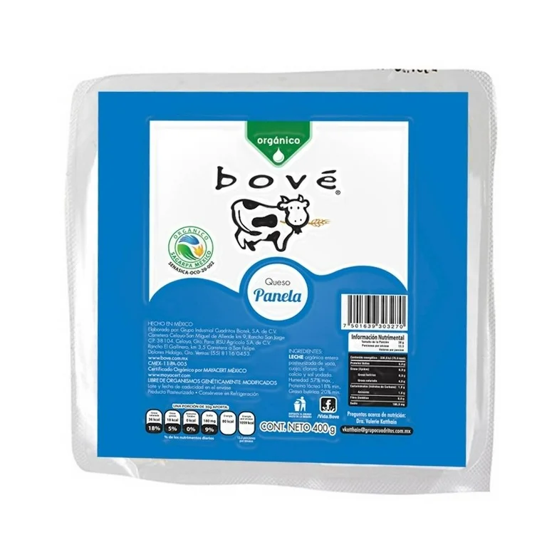 Queso panela Bové orgánico 400 g