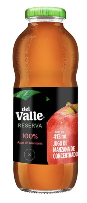Jugo Del Valle 100% de manzana 413 ml