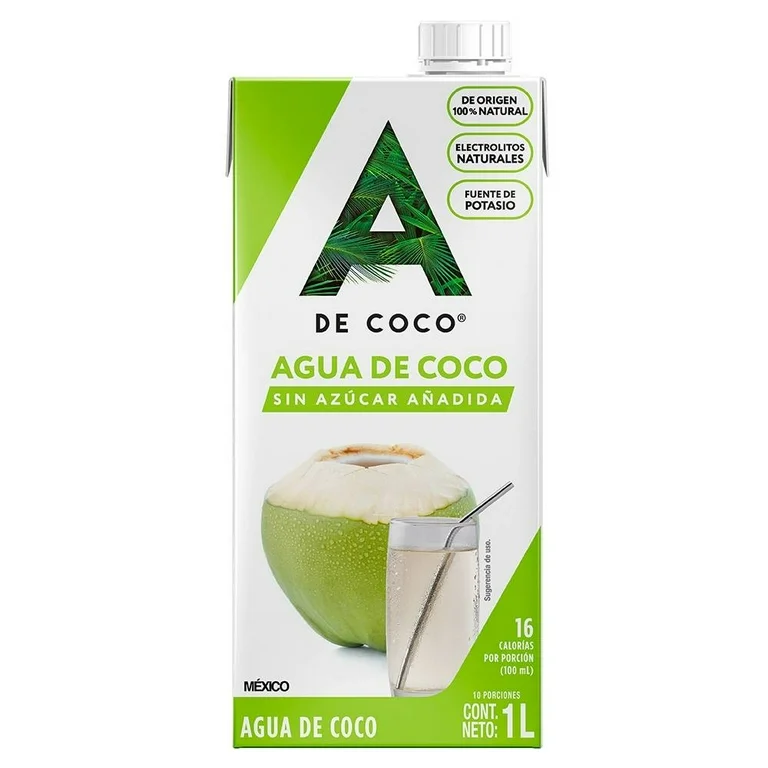 Agua de coco A de Coco 1 L