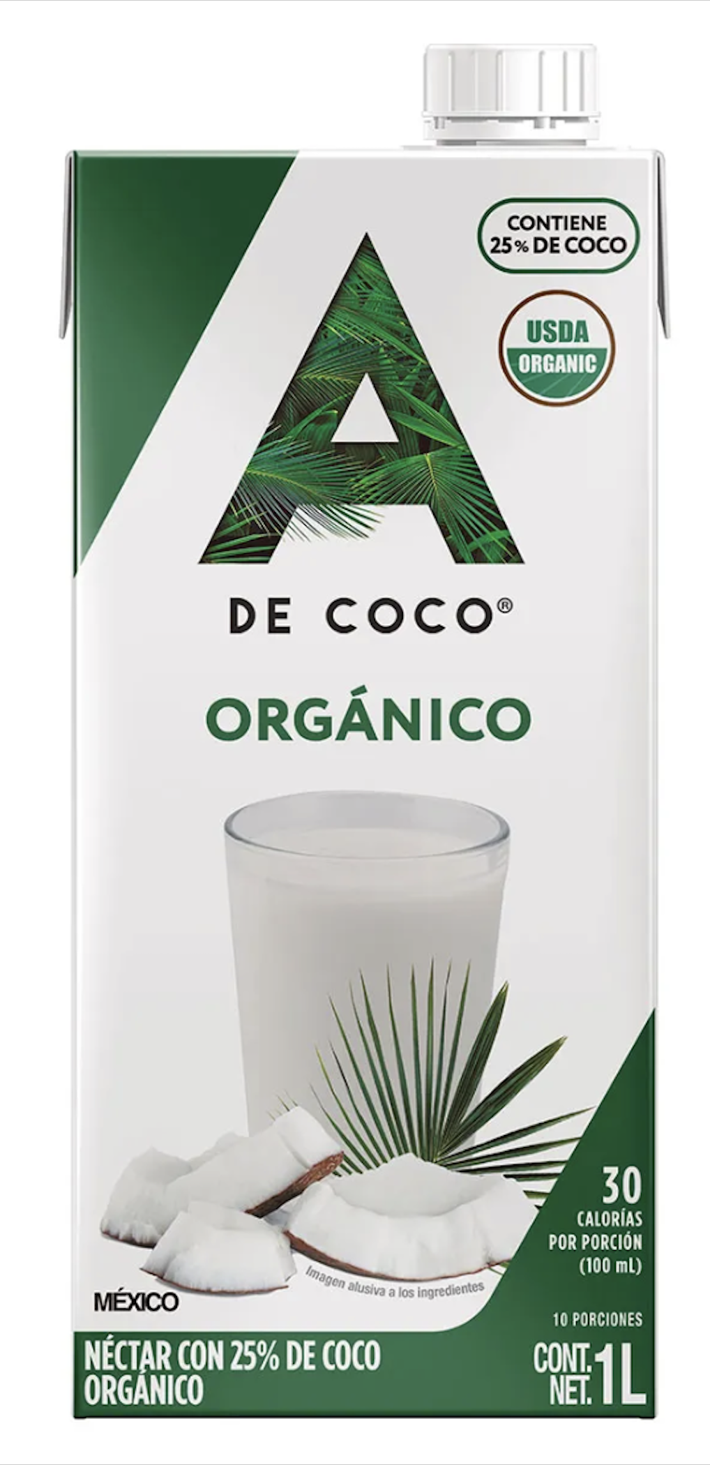 Néctar de coco A de Coco orgánico 1 L