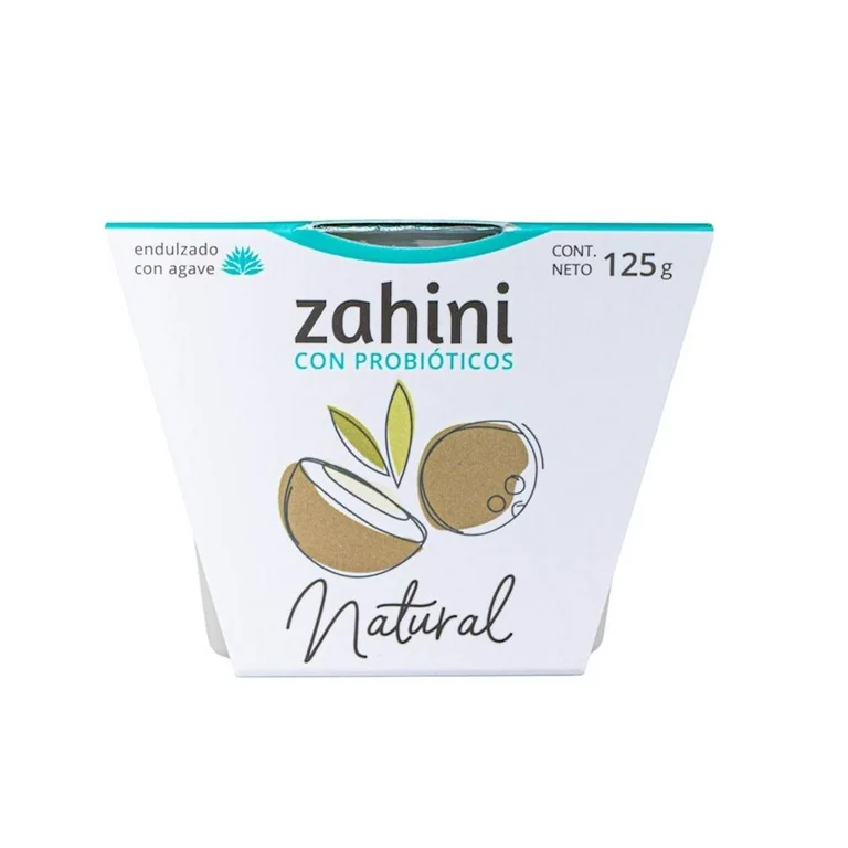 Alimento fermentado de coco Zahini natural 125 g