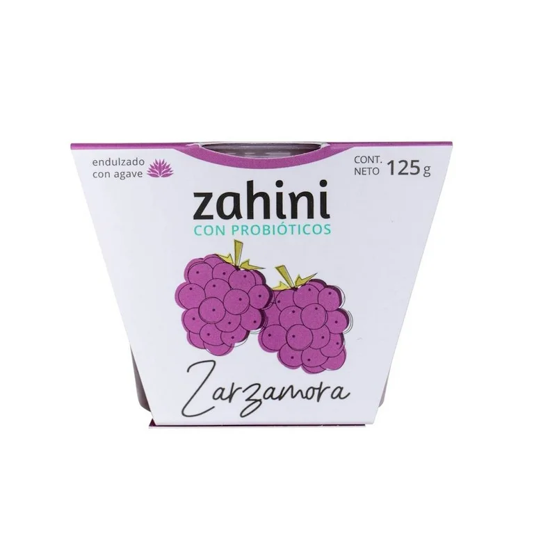 Alimento fermentado de coco Zahini con zarzamora 125 g