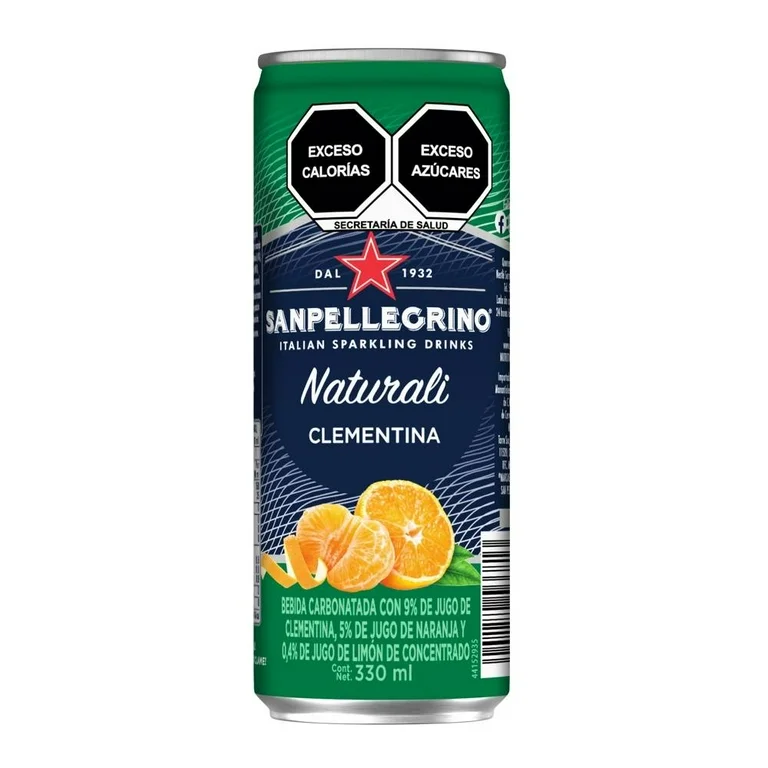 Bebida gasificada San Pellegrino Naturali clementina 330 ml