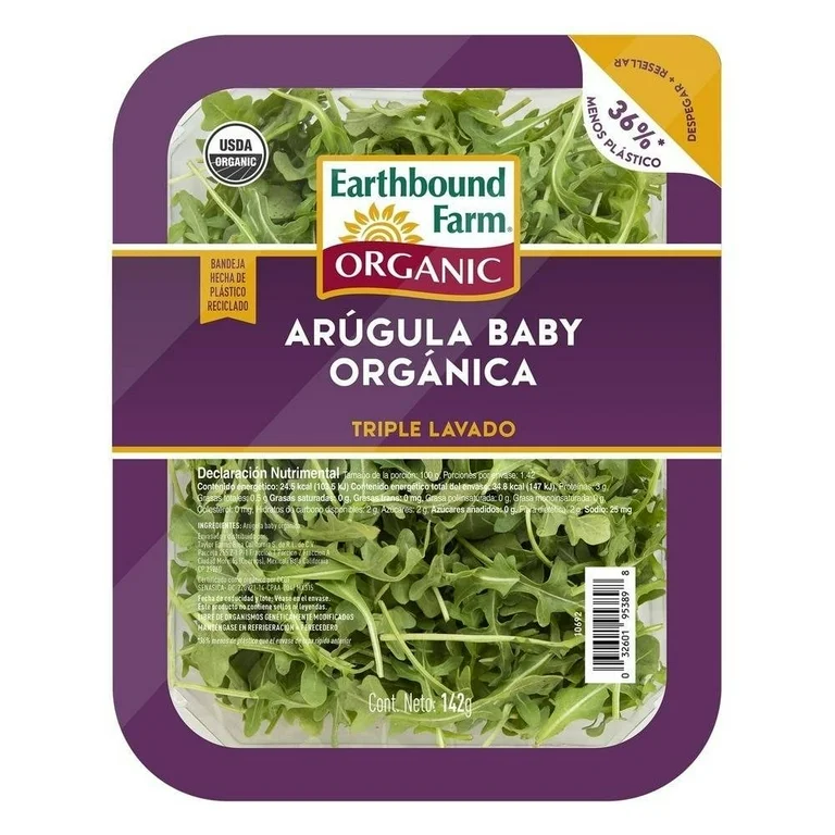 Arúgula baby Earthbound Farm orgánica 142 g