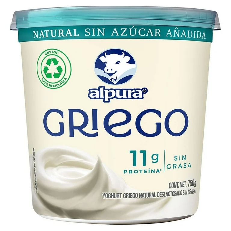 Yogurt Griego Alpura Natural Sin Azúcar