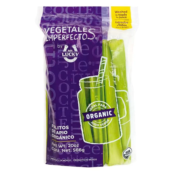 Palitos de Apio Orgánico Imperfectos Mr Lucky 566 g