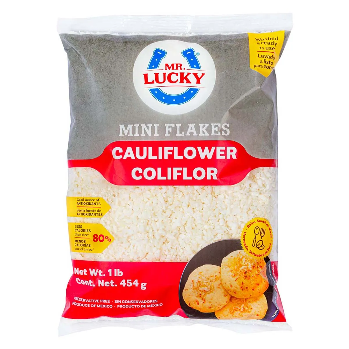 Mini Flakes de Coliflor Mr Lucky 454 g