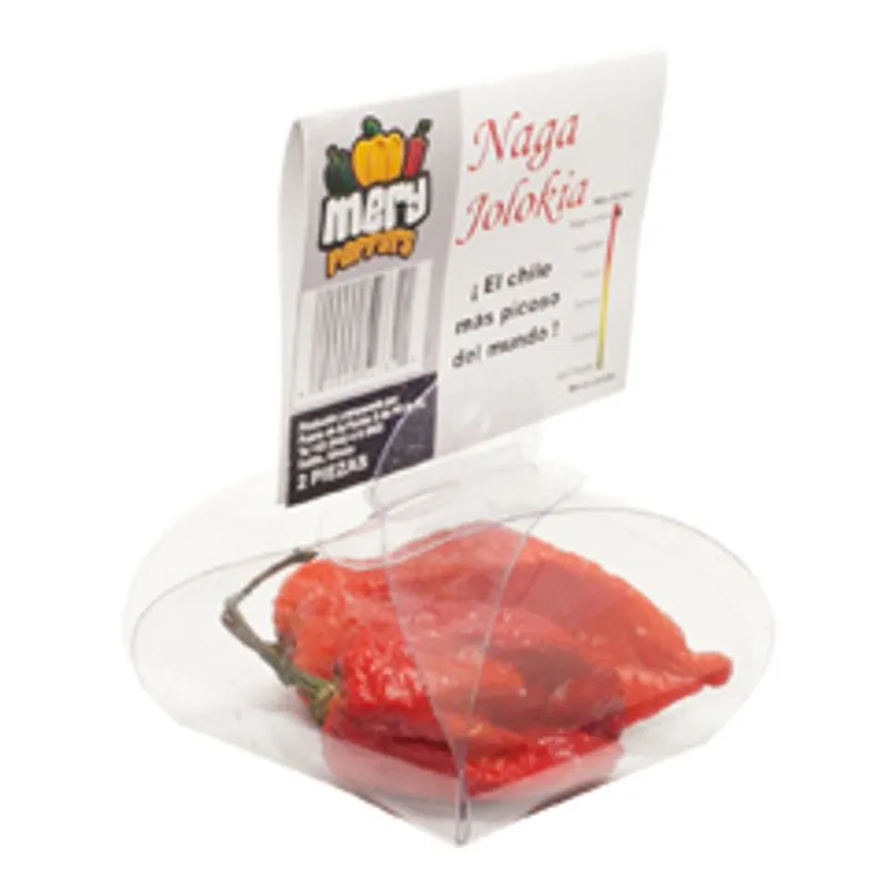 Chile Naga Jolokia Clam 2 Pz