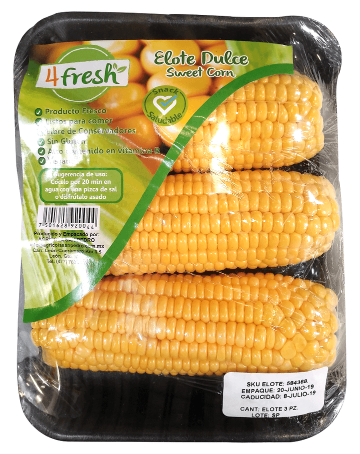 Elote dulce amarillo 1 pz