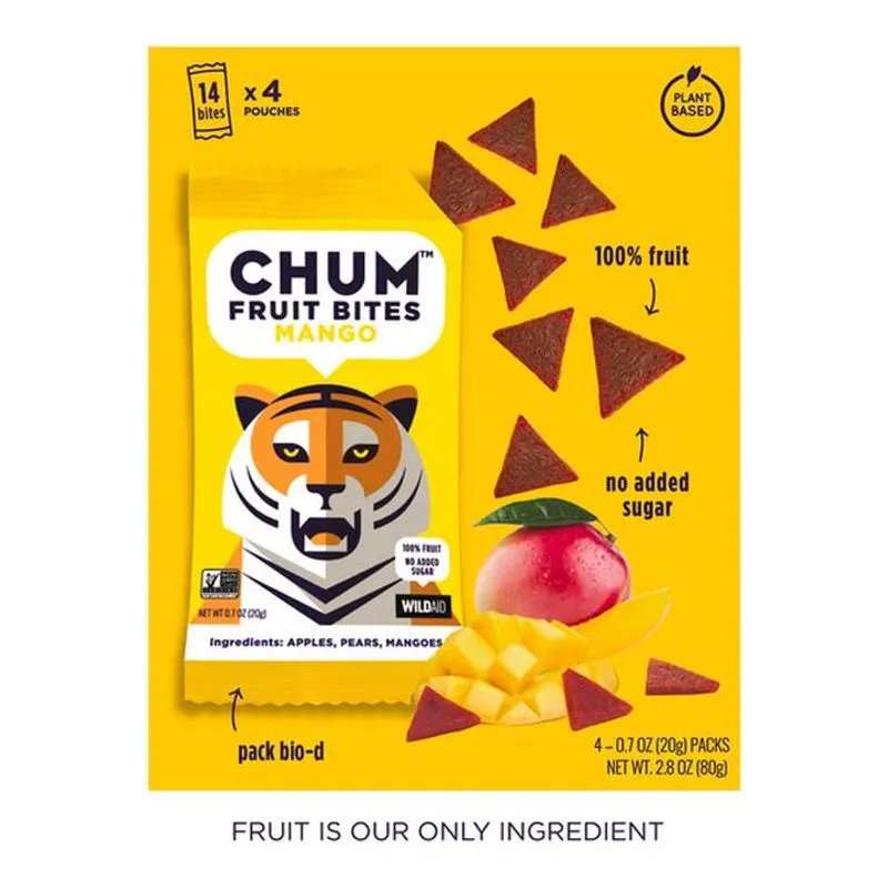 Chum Fruit Bites Mango 80g