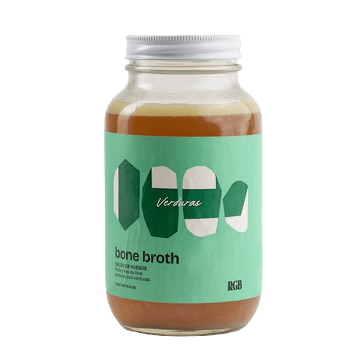 RGB Alimentos Bone Broth Caldo de Huesos con Verduras 800 g