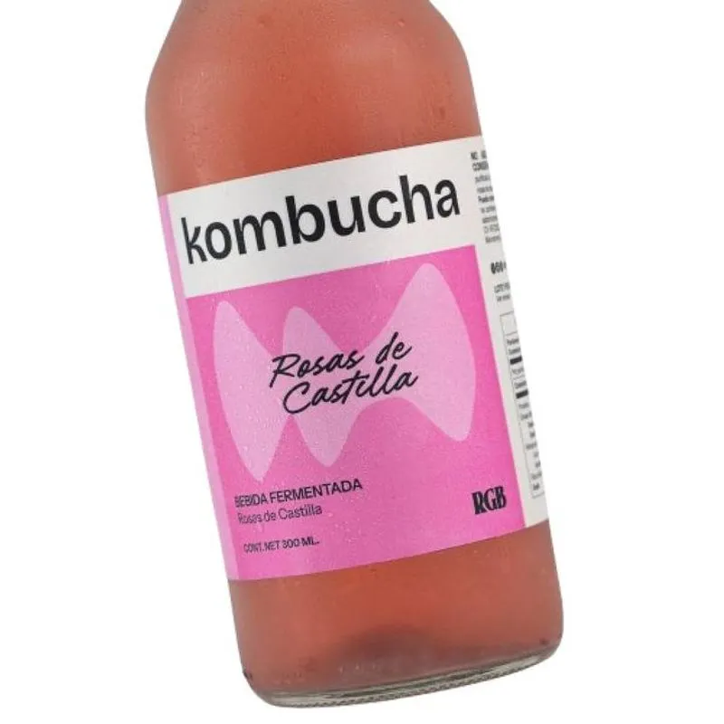 Kombucha RGB Alimentos Rosas de Castilla 300 ml