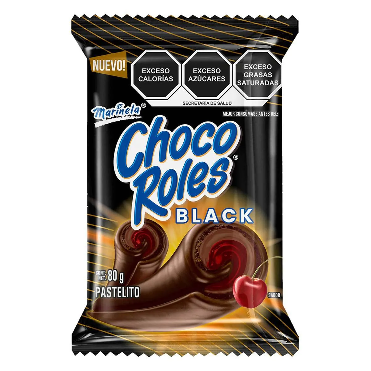 Pastelitos Marinela Choco Roles Black